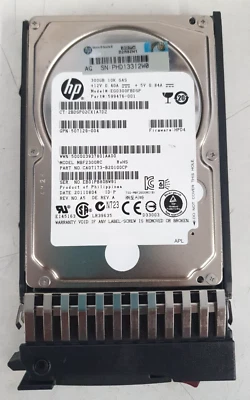 HP EG0300FBDSP 599476-001 300GB 10K SAS 2.5'' Server Hard Disk Drive inc VAT - Image 1 of 3