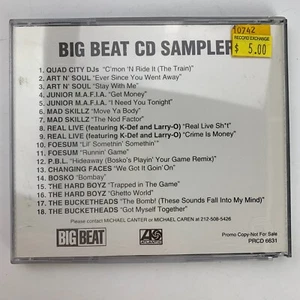 Big Beat CD Sampler Promo Quad City DJs Junior Mafia Foesum - Picture 1 of 2