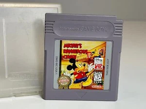 Mickey’s Dangerous Chase Nintendo Gameboy Authentic Excellent Mint w Case - Picture 1 of 5