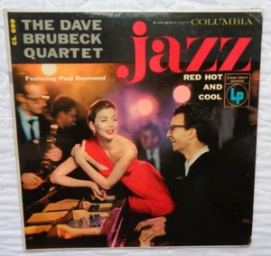 The Dave Brubeck Quartet Jazz: Red Hot And Cool lp,1955,NO SPINDLE HOLE MARK,EXC - Picture 1 of 5