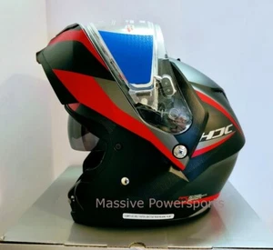 HJC c91 Taly Modular Snowmobile Helmet Red XS S M L XL 2XL 3XL 4XL 5XL C-91 - Picture 1 of 9
