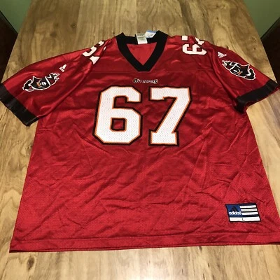 VTG Kenyatta Walker #67 Jersey Mens Large Tampa Bay Buccaneers Adidas Red Mesh - Image 1 of 4