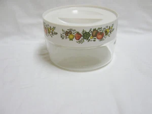 PYREX SPICE OF LIFE GLASS MEDIUM CANISTER W/ LID & SEAL - Picture 1 of 6