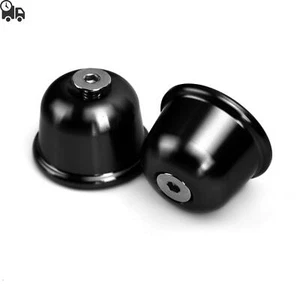 CNC Handle Bar Ends Plugs Black for Scrambler 1200XC T100 T120 2018-2020 - Picture 1 of 12