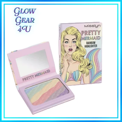 Mermaid Highlighter Powder Glow Lilac Pink Green NEW - Image 1 of 4