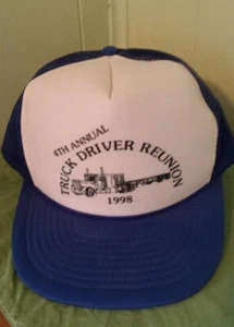 GORRA GORRA SNAPBACK MALLA VINTAGE CUARTA REUNIÓN ANUAL DE CONDUCTORES DE CAMIONES 1998 - Imagen 1 de 7