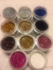11 piezas de glitter extra fino de fantasy Nägel - Bild 1 von 3