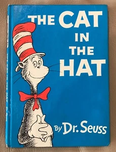 THE CAT IN THE HAT Dr. Seuss Hardback Beginner Books 1958 - Picture 1 of 8