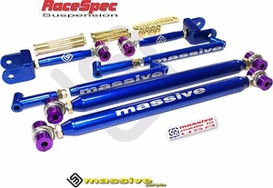 MSS Control Arms Brace&Upper Lower Trailing 68-72 GM A Body Adjustable Kit BLUE - Foto 1 di 12