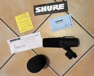 Shure SM7B Cardioid Dynamic Vocal Microphone - Black - GENUINE WITH PROOF - Picture 1 of 12