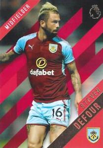 2017-18 Topps Premier League Gold Burnley FC Base Red Parallel - You Pick