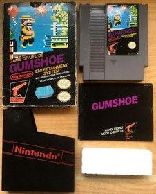 GUMSHOE COMPLET BO&Icirc;TE NOTICE NINTENDO NES PAL B FAH (FR) CIB OVP - &Eacute;tat Moyen