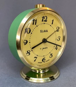 Soviet Vintage Slava Alarm Clock USSR 1980's~Perfect Condition #251125 - Picture 1 of 10