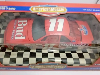 Bill Elliott No11 Budweiser Ford T-Bird 1:18 ERTL 7358 American Muscle NASCAR - Изображение 1 из 4