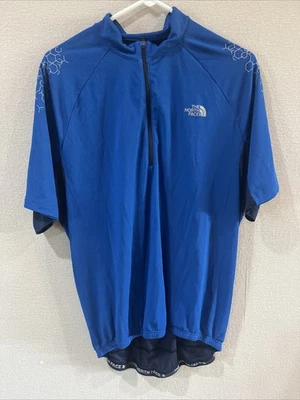 Camiseta deportiva de ciclismo The North Face para hombre L mecha de vapor 1/4 cremallera bolsillo transpirable Foto 1 de 4