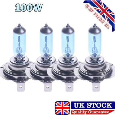H7 Xenon White Headlight 100w Bulbs Super 8500k Lamp Light Effect Hid 12v Bulb~~ - Image 1 of 4