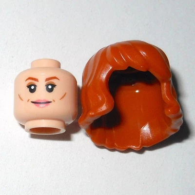 LEGO Dr Beverly Crusher minifigure head + hair (NEW) 10356 Star Trek Enterprise - Image 1 of 3