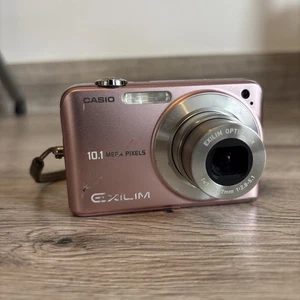 Pink Casio Exilim EX-Z1050 10.1MP Compact Digital Camera with Zoom FULLY TESTED - Picture 1 of 9
