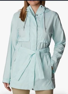 Giacca antipioggia Columbia trench coat - verde come nuova - taglia media - Foto 1 di 16
