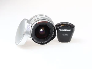 Voigtländer Super Wide Heliar 15mm f4.5 ASPH Objektiv Leica M39 Anschluss 98296 - Bild 1 von 7