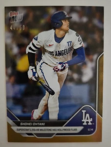 2025 MLB Topps NOW GOLD /50 Card 298 Shohei Ohtani 250-HR Milestone - LA Dodgers - Picture 1 of 2