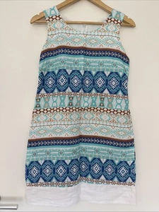Leinen Kleid 34 XS Color Di Capri - Bild 1 von 3