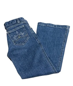 Disney Store Mädchen Größe 6 Prinzessin Krone Schimmer Strass Jeans - Bild 1 von 6