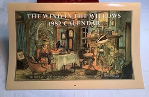 1982 Wind in the Willows calendar illus by Michael Hague, author Kenneth Grahame - Picture 1 of 8