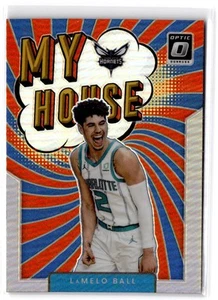 2021-22 Donruss Optic LaMelo Ball #8 My House Holo Charlotte Hornets - Bild 1 von 2