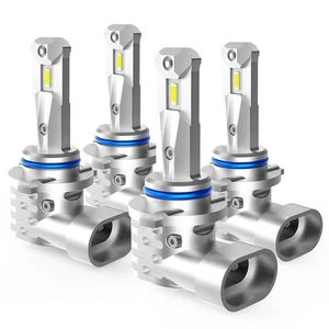 AUTOONE 9005 9006 LED Headlight Bulbs Combo High Low Beam 6000K Super Bright 4pc - Picture 1 of 12