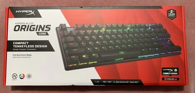 HyperX Alloy Origins Core Aqua Tactile Gaming Keyboard, Brand New Sealed - Image 1 of 4