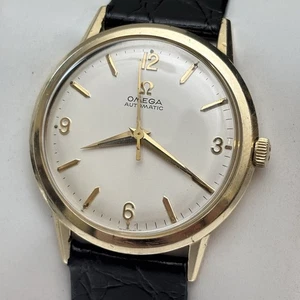 Orologio Vintage Omega 1964 Automatico 10k GF Cal 550 34mm Uomo Svizzero LU6304 - LEGGI - Foto 1 di 12