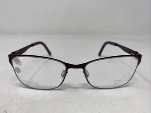 Óptica OVVO Hecha en EU C U1 47-17-120 Vino Tinto Borde Completo Marco de Gafas O347 - Imagen 1 de 8