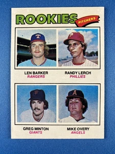 1977 Len Barker / Randy Lerch / Greg Minton / Mike Overy 1977 Topps #489 RC MLB - Bild 1 von 2