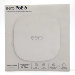 Amazon Eero PoE 6 Point d'accès Wi-Fi mural T010001 - Photo 1/5