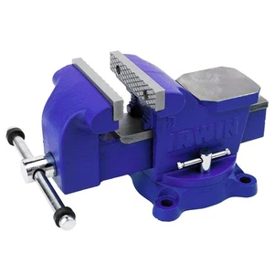Irwin 226304ZR Aggressive Stahlbacken drehbare Basis Schwerlast Werkstatt Schraubstock 4 Zoll - Bild 1 von 1