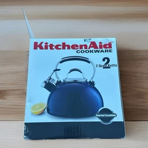 Nuevo de Lote Antiguo KitchenAid Cook for the Cure Tetera 2 Cuartos Acero Inoxidable Púrpura - Imagen 1 de 4