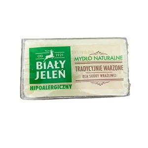 BIALY JELEN NATURAL HYPOALLERGEN GREY SOAP Bar NATURALNE SZARE MYDLO 150g - Bild 1 von 5