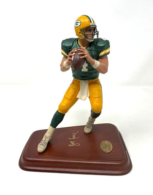 Figura Danbury Mint Brett Favre #4 Green Bay Packers All Star NFL Foto 1 de 4
