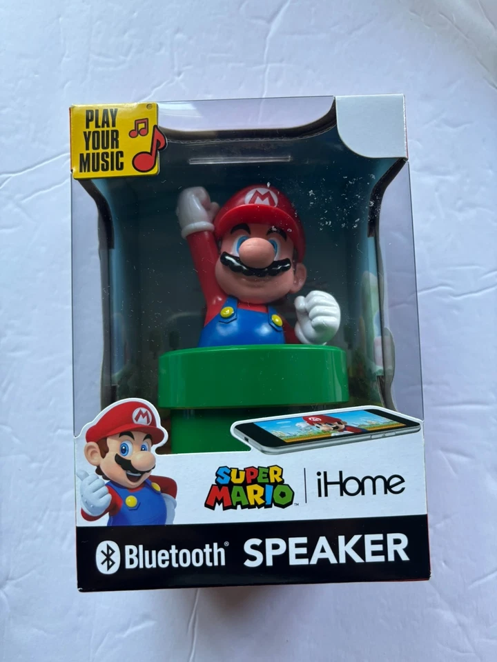Charles Martinet Signed Mario iHome Bluetooth Speaker PSA 9a33595