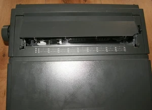 brother AX-120 elektrische Schreibmaschine, schwarz, funktionstüchtig + Tasche - Bild 1 von 19