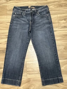 Kut From The Kloth Größe 8 Jeans Damen Blau Denim Caprihose Cropped " - Bild 1 von 4
