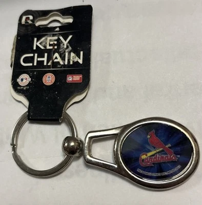 St. Louis Cardinals Metal Swivel Keychain Keyring MLB Baseball New Free Shipping - Image 1 of 3