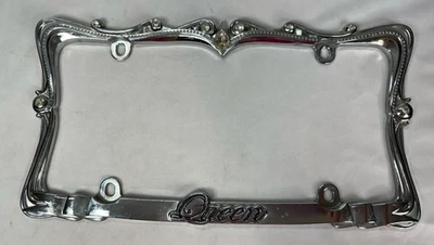 Marco de matrícula Cruiser Accessories 22630 Queen, cromado/transparente Foto 1 de 4