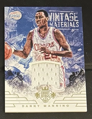 2015-16 Panini Court Kings Vintage Materials /199 Danny Manning #4 ~ Game Used - Image 1 of 2