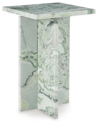 Deaconwell - Accent Table - White / Green - Image 1 of 4