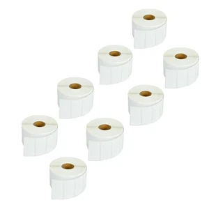 8 Rollen 2 Zoll × 1 Zoll Dateiordner 1500 Etiketten für Brother TD4000 RD-S05U1 Direkt Thermisch - Bild 1 von 12