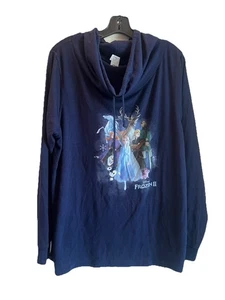 Disney Frozen 2 Damen 3XL Wasserfallausschnitt Langarm Pullover Langarm Oberteil - Bild 1 von 4