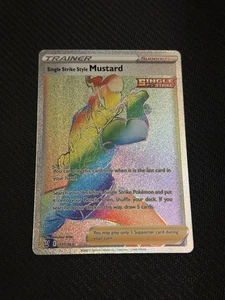 Single Strike Style Mustard - 177/163 - Pokemon Secret Rare M/NM Good centering - Picture 1 of 2