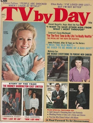 TV By Day Dec 1972 EILEEN FULTON-JIM PRITCHETT-YALE SUMMERS-KATHLEEN CODY-DARK S - Image 1 of 3